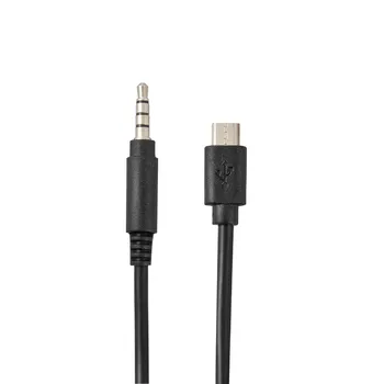 1/2/3 / 5m mikro USB için 3.5 mm Ses Kablosu Hi-Fi Ses Kartı Mikrofon Karaoke 3.5 adaptör jak Samsung Xiaomi için android telefon