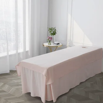 1 Adet Kadife yatak çarşafı Güzellik Salonu Yatak Örtüsü spa masajı Tedavisi yatak masası Örtüsü Camas Sabanas / Deliksiz