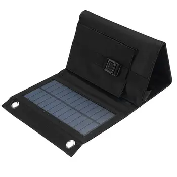 1 Takım USB GÜNEŞ PANELI Katlanabilir Şarj Ekipmanları Faydalı güneş enerjisi şarj cihazı Cihazı