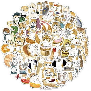 10/30/64pcs Sevimli Karikatür Kedi duvar yazıları Çıkartma Sevimli Hayvanlar Çıkartma Notebook Dizüstü bilgisayar Sabit Telefon Defterine Sticker Çocuk Oyuncak