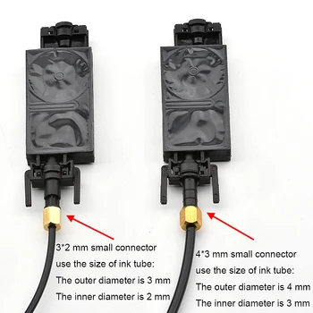 10 adet DX5 UV Solvent mürekkep damperi Damperli Epson TX800 XP600 Mimaki TS3 JV2 JV33 CJV30 TS5 Galaxy mürekkep püskürtmeli yazıcı damperli filtre
