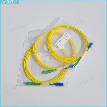 10 adet SC / APC-SC/UPC Fiber Optik yama Kablosu Kablosu Simplex FTTH SM Tek modlu 1 m/2 m/3 m/5 m / 10 m Fiber Optik bağlantı kablosu 2.0 mm