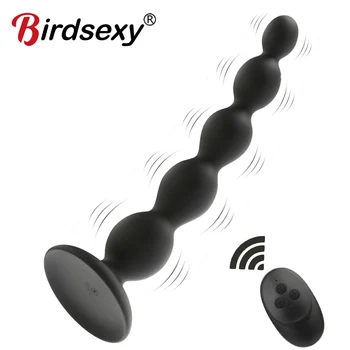 10 Hız Anal Vibratör Erkek Prostat Masajı Anal Boncuk anal dildo G Spot Yapay Penis Titreşim Seks Oyuncakları Erkekler için Eşcinsel Kadın USB Şarj