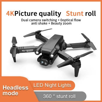 2.4 GHz FPV Quadcopter 3D Flip 4 Kanal Katlanabilir Quadcopter 4K HD Kamera uzaktan kumandalı quadcopter İrtifa Tutun Başsız Modu
