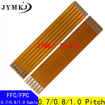 2 Adet FPC FFC Kablo PCB tel bağlayıcı 0.7/0.8/1.0 mm Adım 3 4 5 6 8 9 10 12 16 18 20 22 24 28 30 36 40 Pın