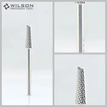 2 adet - Koni Ucu-Orta (M-1110101) - Gümüş-WILSON Karbür Tırnak Matkap Ucu