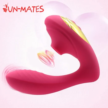 2 in 1 Klitoral Emme Vibratör Kadınlar İçin Klitoris Klitoris Enayi Vakum Stimülatörü USB Şarj Yapay Penis Seks Oyuncakları Ürünleri yetişkinler için