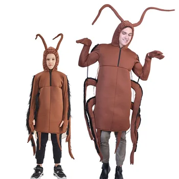 2021 Cadılar Bayramı Karnaval Cosplay Parti Kostüm sahne rol oynamak erkek hamamböceği tek parça Kostüm