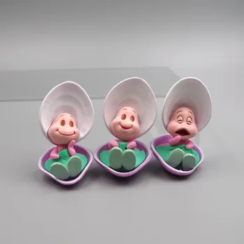 3 Adet Set Kawaii Alice İn Wonderland Genç Istiridye Bebek Aksiyon Figürü Bebek Oyuncakları Mini Sevimli Meraklı Istiridye Anime Figürleri Çocuk Oyuncak