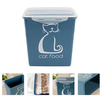5.8 L ABS Sızdırmazlık Pet Köpek Maması Tutucu Plastik Kova Tahıl Depolama Kovası Taze tutma Mühür Ev Kedi Konteyner Aksesuarları