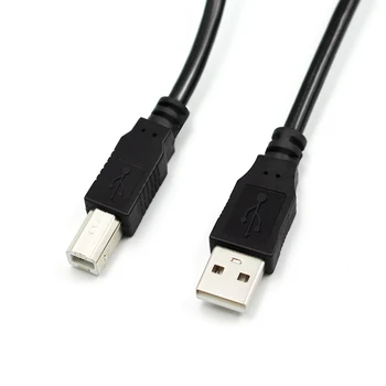5 ADET USB Yazıcı kablo USB Tip B Erkek A Erkek 2.0 Kablo Etiket Yazıcı DAC USB Yazıcı