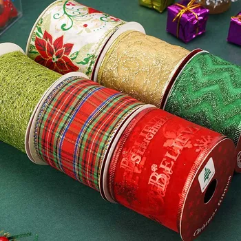 6.3 cm 6 metre ızgara demir tel kenar şerit DIY dikiş aksesuarları hediye ambalaj şerit, nakış dantel şerit Noel düğün