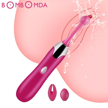 Acemi G-Spot Vibratörler Kadınlar için 10 Hızları Yüksek Frekanslı Meme Klitoris Stimülatörü Seks Oyuncakları Yetişkin Orgazm Kadın Vajina