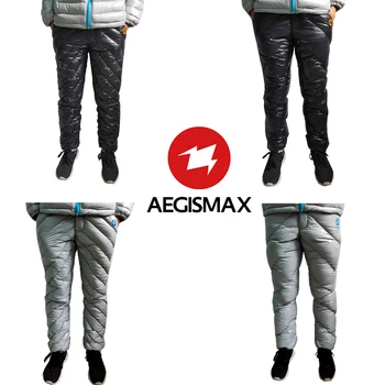 AEGISMAX Yeni Yetişkin Unisex Kış Açık Ultralight Yürüyüş Kamp Çadırı Kayak Sıcak Tutmak Aşağı Pantolon Pantolon 95 % Beyaz Kaz Tüyü