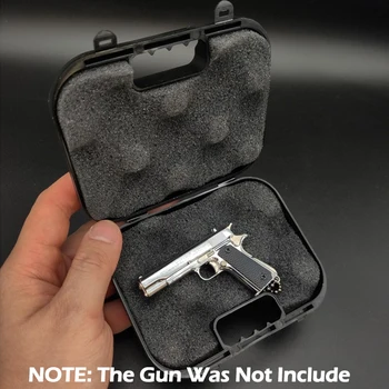 Anahtarlık Glock 17 Çöl Kartalı Silah Modeli için siyah Plastik Kutu