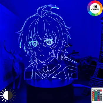 Anime Seraph Son Mikaela Hyakuya Led Gece Lambası Çocuklar için yatak odası dekoru doğum günü hediyesi Manga Seraph Son Led Lamba
