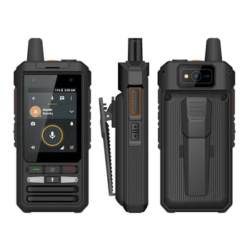 Anysecu W8 4G Ağ Radyo Android 8.1 Cep telefon GPS WiFi bluetooth SOS lamba 5300 mAh Pil IP66 Su Geçirmez Ve Toz Geçirmez
