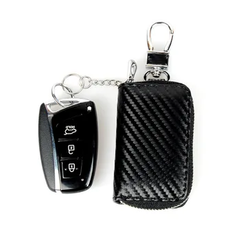 Araba Anahtarı Kapağı RFID Sinyal Engelleyici Premium Anahtarlık Faraday Kutusu Kafes ProtectorAnti-Hırsızlık Anti-Hacking GPS Sinyal Engelleme Kutusu