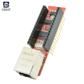 Arduino Nano için V3. 0 Kurulu ENC28J60 Ethernet HR911105A Kalkan RJ45 Web Sunucusu Modülü Arduino Nano İçin V3. 0