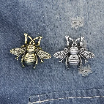 Avrupa ve Amerikan high-end zarif moda retro punk böcek arı broş giyim çanta aksesuarları