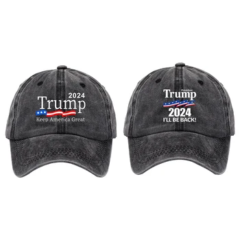 Beyzbol şapkası Donald Trump 2024 Şapka Kap beyzbol şapkası ABD KAG Tutmak Amerikan Büyük Tekrar Başkanı Şapka Yürüyüş Kap Golf Şapka