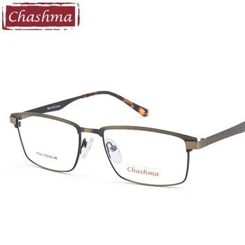 Chashma Beyler Metal Gözlük Çerçeve Marka Tasarım Lensler Çerçeveleri Erkek Gözlük Gözlük Miyopi Optik Jant Gözlük