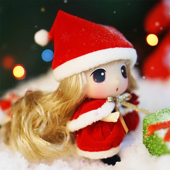 DDUNG Noel Bebek Serisi Kör Kutu Oyuncaklar Kawaii Ortak Noel Yeni Tahmin Çantası Sevimli El Ofis Modu Kızlar İçin doğum günü hediyesi