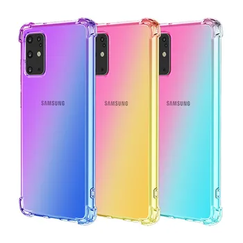 Degrade Renkler Gökkuşağı Darbeye Dayanıklı Durumda Samsung Galaxy S20 Ultra S10 Pİus S10E A30 A30S A50 A70 A20 A51 A21 A71 A31 Kapak