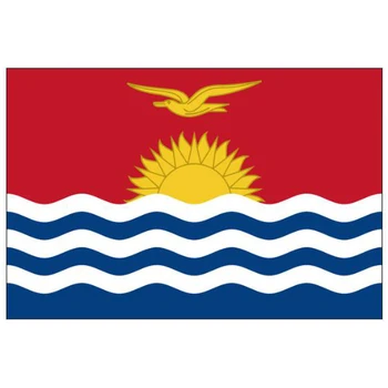 DİKEY 60x90cm 90x150cm 120x180cm KİR Cumhuriyeti Kiribati Ulusal Bayrağı