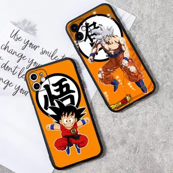 Dragon topu Z Goku Telefon kılıfı için iphone 14 Artı 13 12 Mini 11 Pro XS Max X XR Kapak