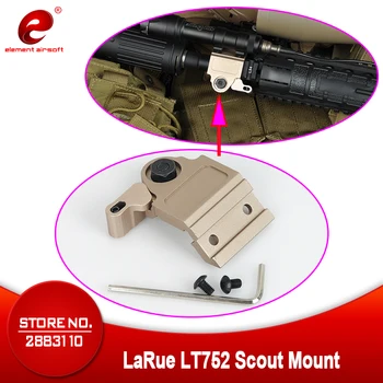 Eleman Airsoft LaRue taktik LT752 Silah silah ışık İzci Ofset Dağı Avcılık Aksesuarları Taktik El Feneri Dağı EX290