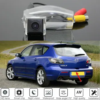 Geri Kamera Mazda 3 Mazda3 Hatchback Su Geçirmez Yüksek Kaliteli HD CCD Araba Dikiz Yedekleme Ters park kamerası