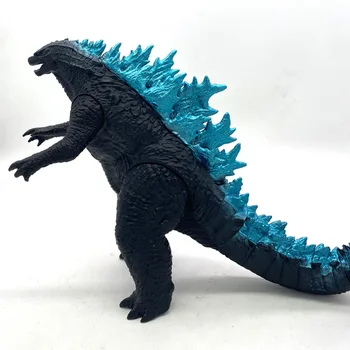 Godzilla Şekil Kral Canavarlar Yumuşak Kauçuk Büyük Bebek El Yapımı Modeli Fury Dinozor Ortak Hareketli Figma Eylem çocuk için oyuncak