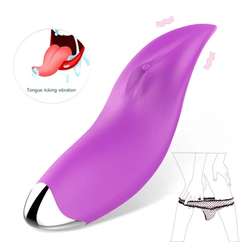 Görünmez Dil Yalama Vibratör 9 Hızları Giyilebilir Klitoral Stimülatörü Külot Titreşimli yumurta Vajina Vibratör Kadınlar İçin Seks Oyuncak