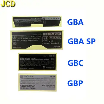 JCD 1 ADET Yeni Etiketleri Çıkartmalar Değiştirme Gameboy Advance SP İçin Renk GBA GBA SP İçin GBC GBP Oyun Konsolu