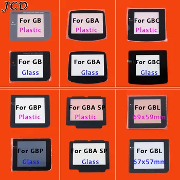 JCD Plastik Cam Lens GB / GBA / GBC / GBP/GBA SP / GBL cam ekran lensi Gameboy Renkli Lens Koruyucu W / Adhensiveparts
