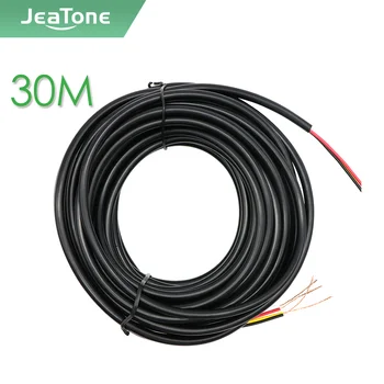JeaTone Tuya akıllı Video interkom Uzatma Kablosu 4x0. 12mm 30 metre Kalaylı bakır Tel Ücretsiz kargo