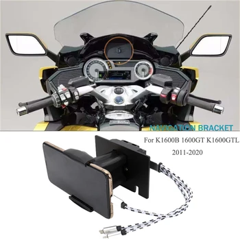 K 1600 B GT GTL motosiklet GPS Telefonu Navigasyon Braketi USB şarj aleti Tutucu Dağı Standı BMW K1600GTL K1600GT K1600B 2011-2020