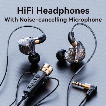 Kablolu mikrofonlu kulaklıklar Karaoke Canlı Spor Video Konferans Kulaklık Bas HiFi Kulak Kontrolü Ses Kulakiçi Kulaklık