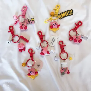 Kawaii Kirby Anahtarlık Kuromi peluş oyuncaklar Çanta Kolye Toptan Aksiyon Figürü Mini Bebekler Oyuncaklar çocuklar için doğum günü hediyesi Anahtarlık