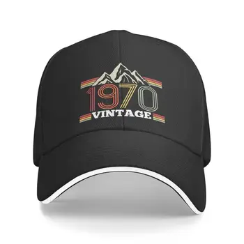Kişiselleştirilmiş Retro 1970 beyzbol şapkası Açık Erkek kadın Ayarlanabilir 52th doğum günü hediyesi fikir Baba Şapka Bahar