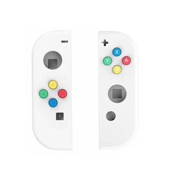 Koruyucu muhafaza Kabuk Durumda Renkli Düğmeler Nintendo Anahtarı NS NX Sol Sağ Denetleyici Gamepad Oyun konsolu Aksesuarları