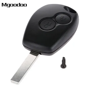 Mgoodoo 2 Düğmeler Uzaktan Araba Anahtarı Kabuk renault kılıfı Megan Modus Clio Modus Kangoo Logan Sandero Silgi Nissan Almera İçin