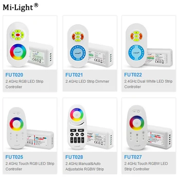 Miboxer 2.4 G FUT020 / FUT021 / FUT022 / FUT025 / FUT027 / FUT028 LED Şerit Dimmer Dokunmatik Çift Beyaz / RGB / RGBW LED Şerit Denetleyici