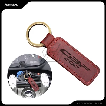 Motosiklet Anahtarlık İnek Derisi Anahtarlık Durumda Honda CBF600 CBF 600 Anahtar