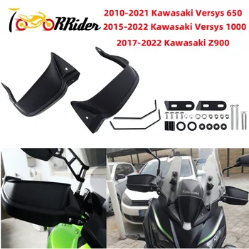 Motosiklet Handguard el koruması Koruyucu Rüzgar kalkanı Deflektör Kapağı Kawasaki Z900 Versys 650 1000 2010-2022 Aksesuarları