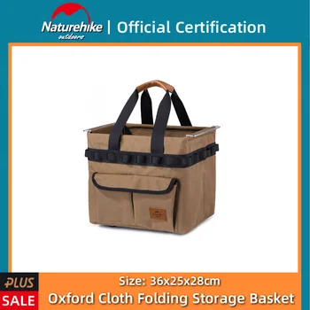 Naturehike 20L Oxford Kumaş Katlanır saklama çantası Açık Taşınabilir Kamp Piknik Seyahat saklama çantası IGT yemek masası Kombinasyonu