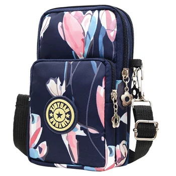 Naylon Kadın Cep Telefonu Çantaları Küçük omuz çantaları Mini Kadın Messenger Çanta bayan cüzdanı Yeni 2023 CrossBody Çanta Spor Cüzdan