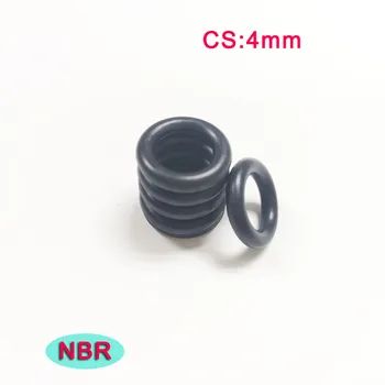 NBR Halka Contalar CS 4mm OD 13mm~180mm Nitril Bütadien Kauçuk O-ring Yıkayıcı Direnci Yağ Aşınma Makinesi Contası
