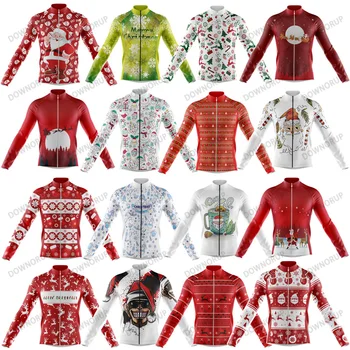 Noel Uzun Kollu Bisiklet Jersey Erkekler Bisiklet Giyim Larga Maillot Ciclismo MTB Açık Spor Ceket 16 Tarzı